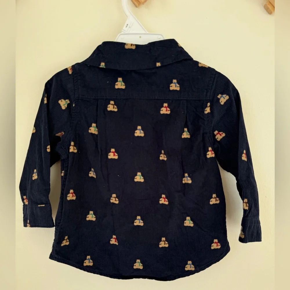Gap Baby Brannan Bear Corduroy Shirt
